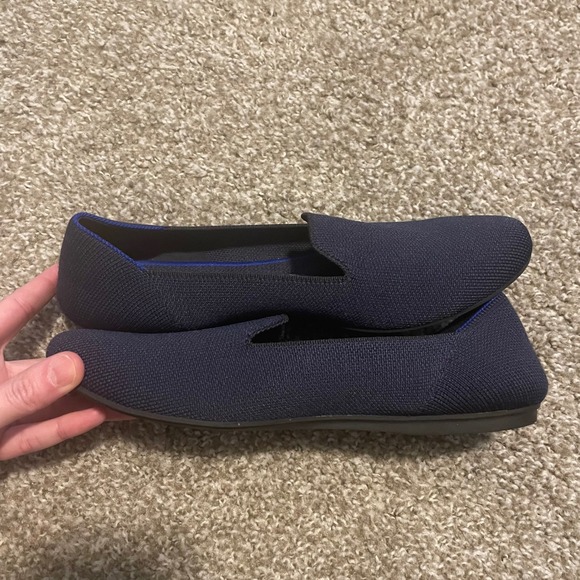 Rothy's The Loafer Navy Blue 8.5 Classic casual comfort minimalist coastal - Picture 3 of 6